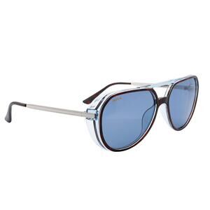 Men's Crystal Seafoam G15 Gradient Gold Lens Pilot Glasses Retro NWT